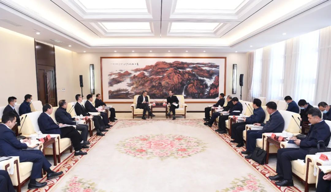 錢智民、江毅拜會(huì)內(nèi)蒙古自治區(qū)黨委書記、人大常委會(huì)主任石泰峰