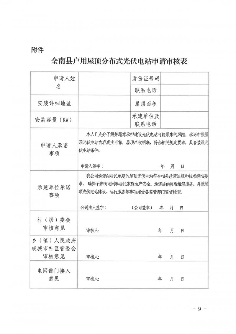 江西全南：不得利用光伏對群眾進行虛假宣傳、鼓動貸款，違規(guī)則納入失信企業(yè)黑名單！