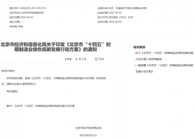 應用盡用！北京市鼓勵低速風電、高效光電、先進儲能等能源落地