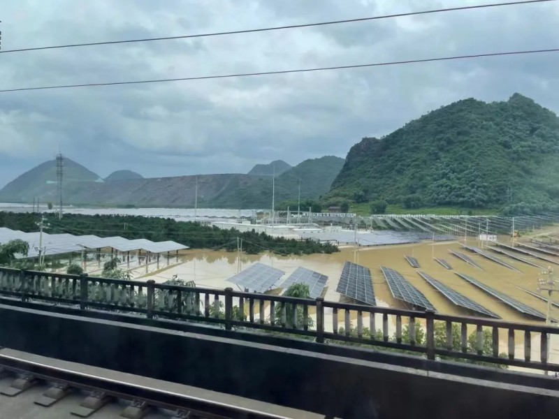 地面電站秒變漂浮電站，又一光伏電站被水淹！