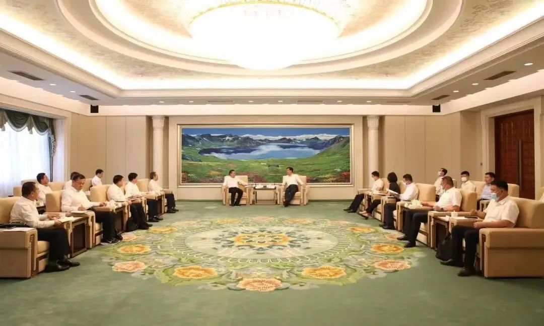 中國能建黨委書記、董事長宋海良拜會吉林省委常委、長春市委書記張志軍