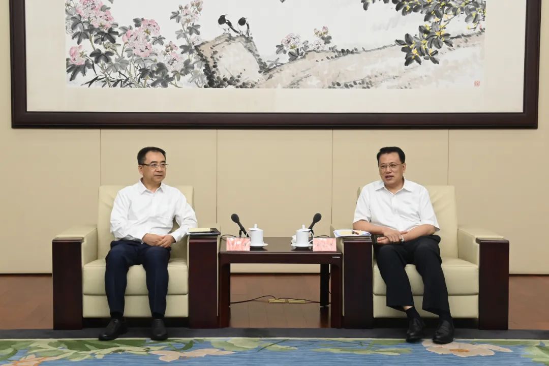 大唐集團公司黨組書記、董事長鄒磊拜會浙江省委書記、省人大常委會主任袁家軍