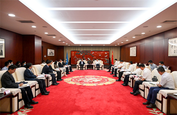 溫樞剛會(huì)見(jiàn)中國(guó)進(jìn)出口銀行黨委書(shū)記、董事長(zhǎng)吳富林