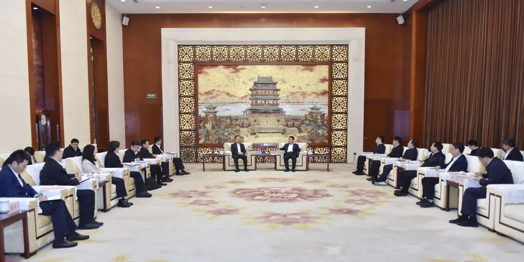 大唐集團(tuán)有限公司黨組書記、董事長鄒磊拜會江西省省長葉建春