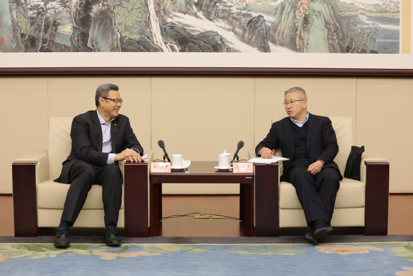 國家電投黨組書記、董事長錢智民拜會浙江省委常委、常務副省長徐文光