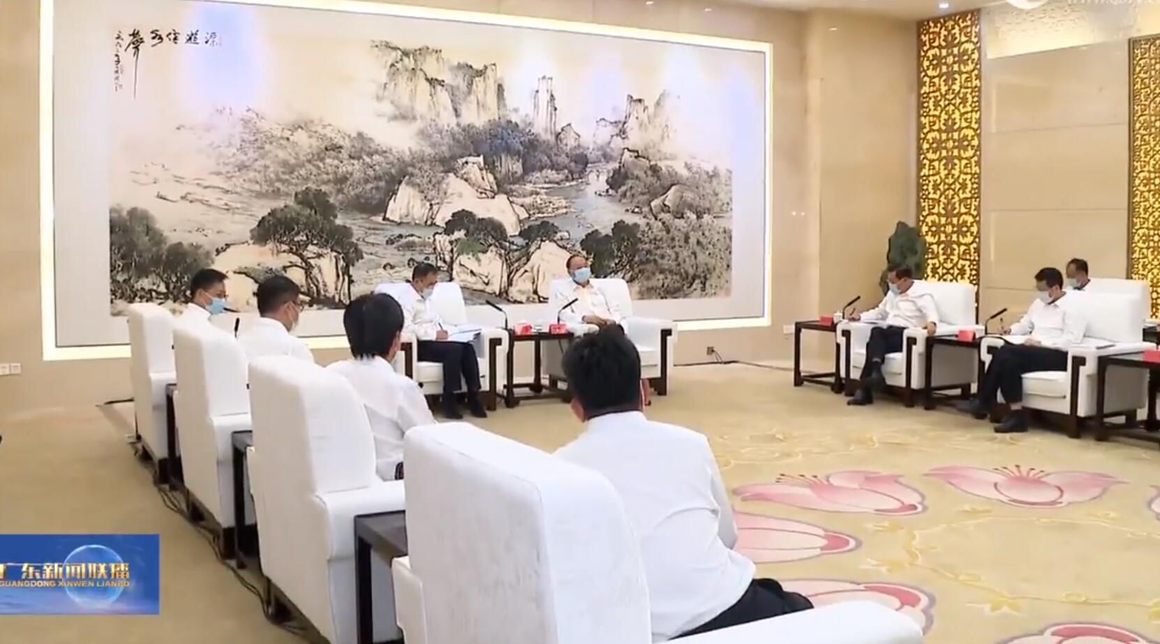 大唐集團(tuán)黨組書記、董事長鄒磊拜會(huì)廣東省委書記黃坤明、省長王偉中