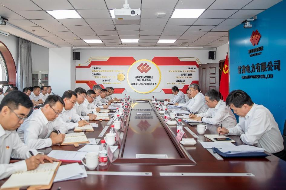 國家能源集團黨組書記劉國躍拜會甘肅省委書記胡昌升并赴集團駐甘企業(yè)開展主題教育專題調研