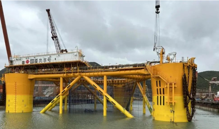 國內(nèi)首座綜合型浮式風機基礎項目順利關(guān)鍵性試驗
