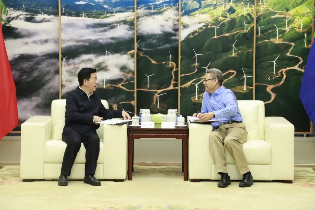 國(guó)家電投黨組書記、董事長(zhǎng)錢智民會(huì)見廣東省韶關(guān)市委書記陳少榮