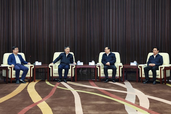 華能集團董事長溫樞剛、總經(jīng)理鄧建玲會見寧夏回族自治區(qū)黨委書記梁言順主席張雨浦